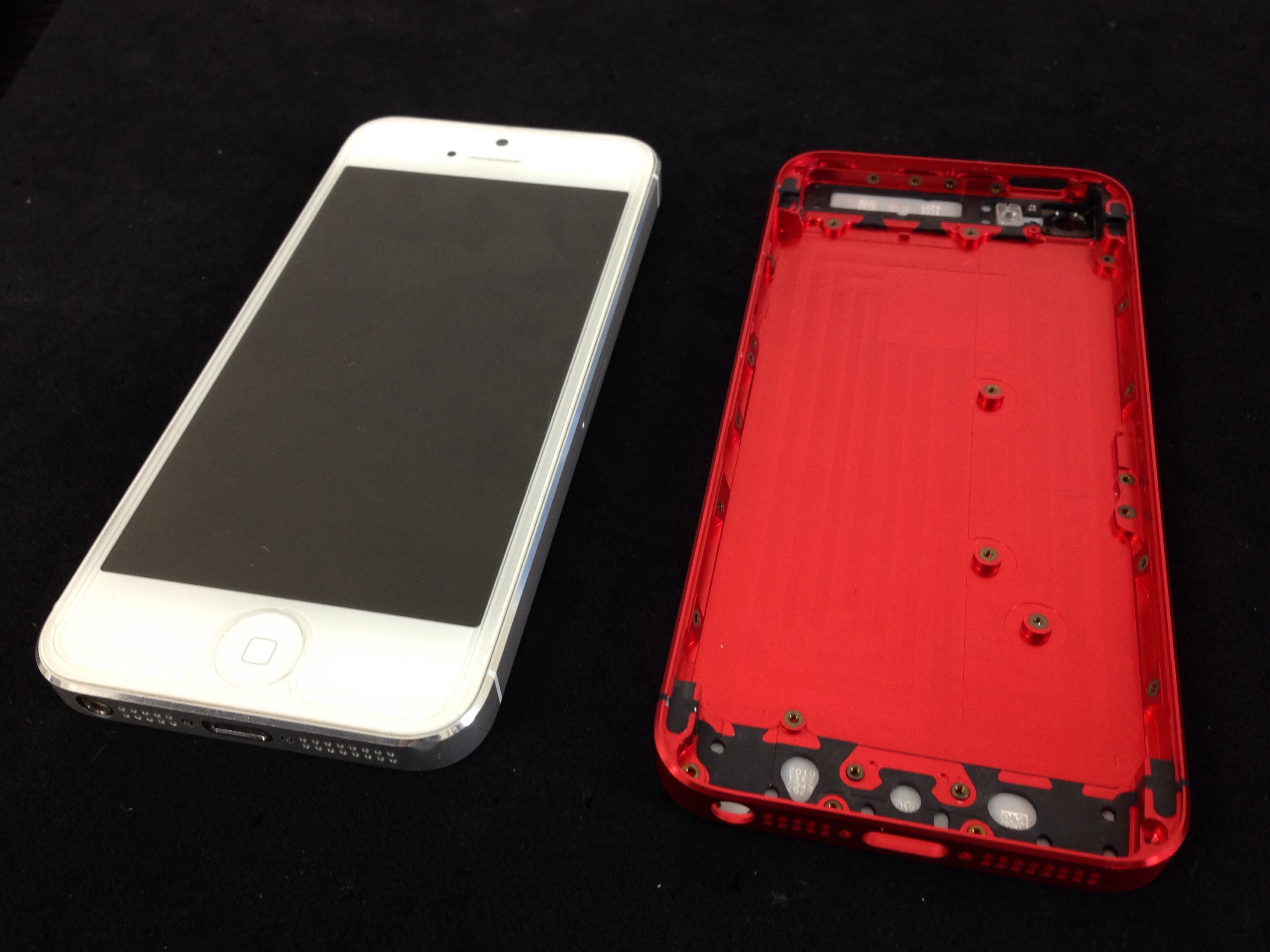 Iphone5 カスタムバックパネル 5s風カスタムホームボタン 14 12 16 加古川でiphone 修理 Ipad修理 買取専門店 Spice