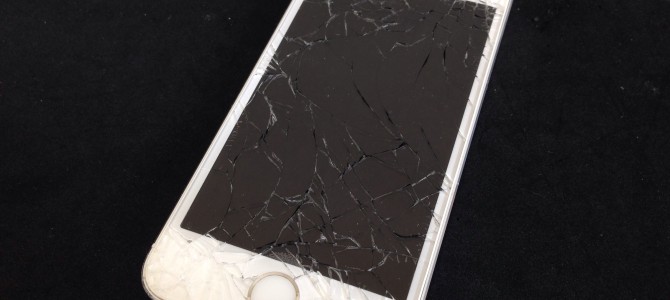 ◆尼崎市より郵送修理 iPhone5S ガラス割れ修理 -2014 9/12-