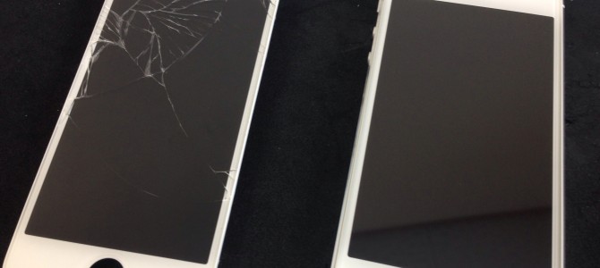 ◆加古川市よりiPhone5s ガラス割れ -2014 9/30-