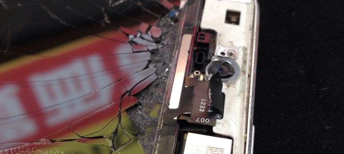 ◆加古郡播磨町よりiPhone5 ガラス割れ -2014 10/12-