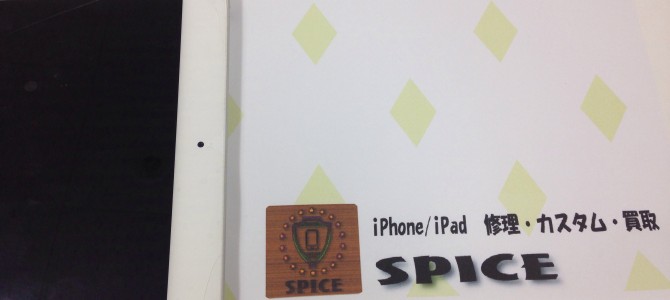 ◆姫路市よりiPad2 ガラス割れ修理 -2014 10/30-