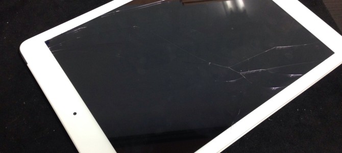 ◆姫路市よりiPad Air ガラス割れ修理 -2014 12/5-