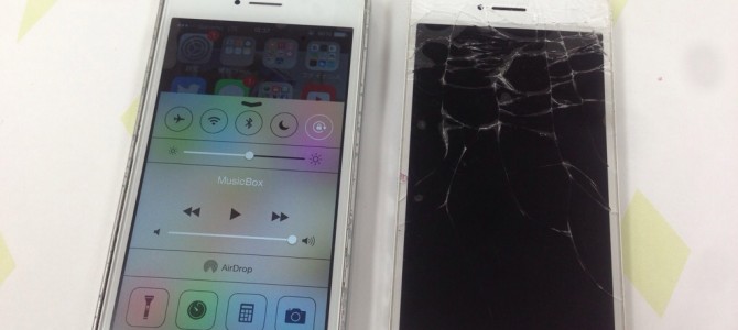 ◆姫路市よりiPhone5s ガラス割れ -2014 12/22-