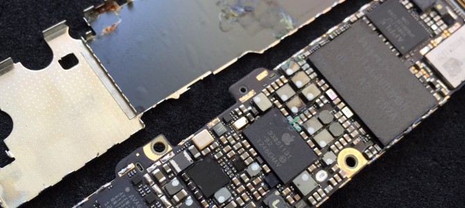 ◆高砂市よりiPhone5 水没 -2015 2/18-