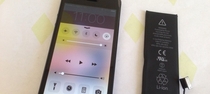 ◆加古川市よりiPhone5 バッテリー交換 -2015 3/26-