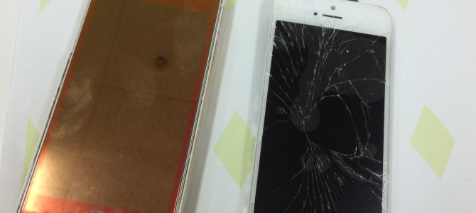 ◆明石市よりiPhone5s ガラス割れ -2015 3/15-