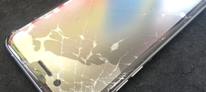 ◆加古川市よりiPhone6 ガラス割れ -2015 3/21-