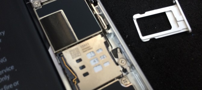 ◆高砂市よりiPhone6 SIMカード読み込み不良 -2015 4/29-