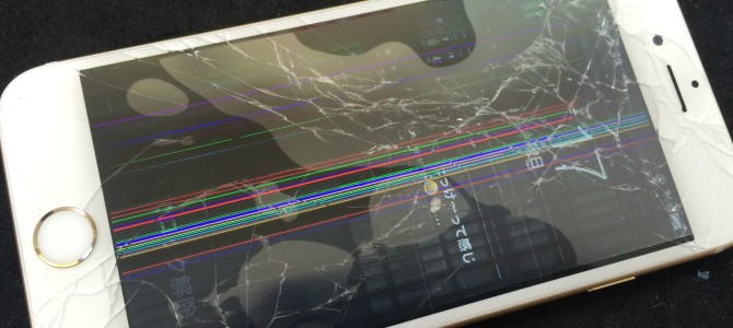 ◆姫路市よりiPhone6 ガラス割れ -2015 5/20-