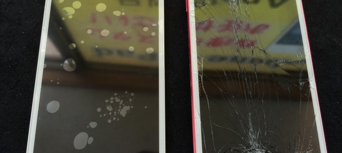 ◆加古川市よりiPod touch5世代 ガラス割れ パーツ持ち込み修理 -2015 5/27-