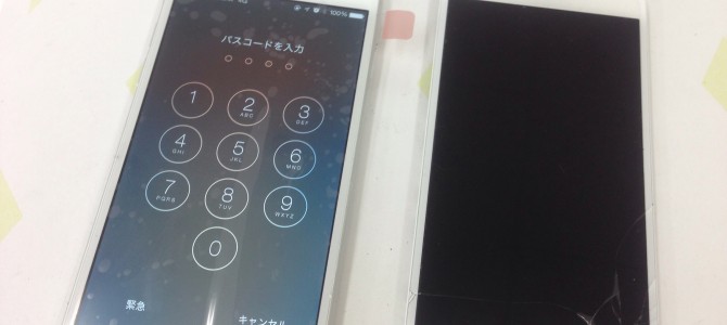 ◆加古川市よりiPhone6 ガラス割れ -2015 7/2-