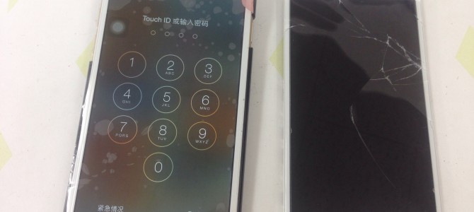 ◆加古郡播磨町よりiPhone6 ガラス割れ -2015 7/30-