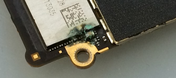 ◆加古川市よりiPhone6 水没 -2015 8/1-