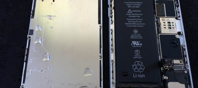 ◆姫路市よりiPhone6 水没 -2015 8/3-