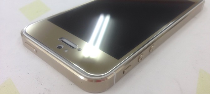 ◆姫路市よりiPhone5s ガラス浮き修正作業 -2015 8/5-