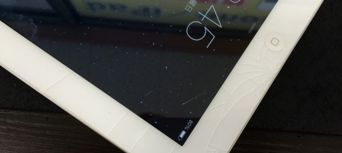 ◆姫路市よりiPad2 ガラス割れ修理 -2015 9/6-