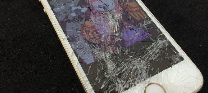 ◆明石市大久保よりiPhone5s ガラス割れ修理 -2015 9/6-