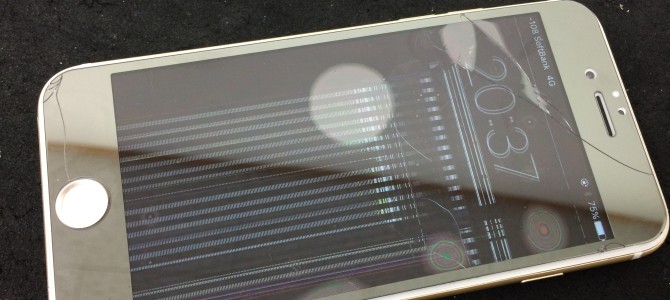 ◆加古川市よりiPhone6 液晶不良修理 -2015 11/14-