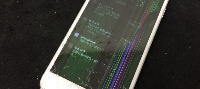 ◆加古川市よりiPhone6 ガラス割れ＆液晶不良修理 -2015 12/5-