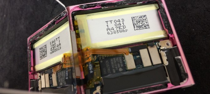 ◆高砂市よりiPod nano 6世代 水没修理 -2015 12/9-