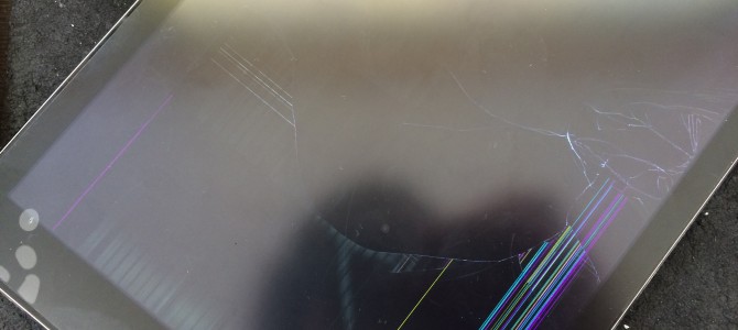 ◆高砂市よりiPad Air 液晶表示不良 -2015 12/16-