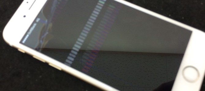 ◆姫路市よりiPhone6 画面割れ＆液晶不良 -2016 1/5-