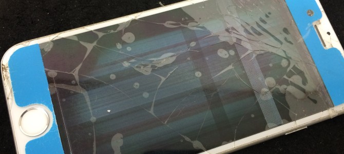 ◆加古川市よりiPhone6 ガラス割れ＆液晶不良修理 -2016 2/22-