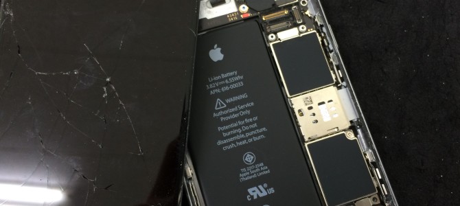 ◆高砂市よりiPhone6s 画面割れ修理 -2016 3/31-