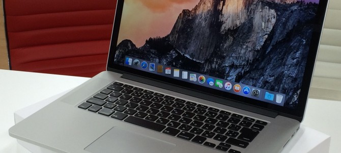 ◆姫路市よりMacBook Pro15インチ 2015モデル 買取 -2016 3/18-