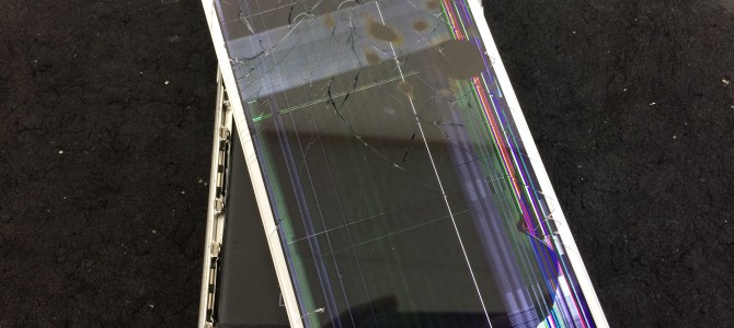 ◆加古川市よりiPhone6 ガラス割れ＆液晶不良 -2016 4/13-