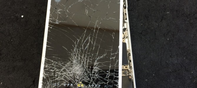 ◆加古川市よりiPhone6 ガラス割れ、インカメラ修理 -2016 4/15-