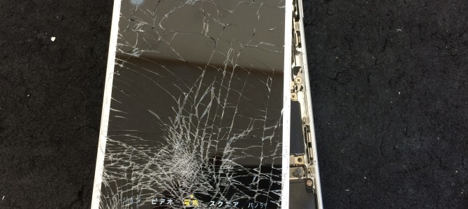 ◆加古川市よりiPhone6 ガラス割れ、インカメラ修理 -2016 4/15-