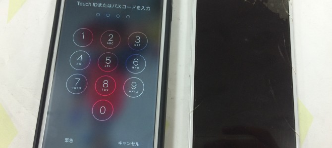 ◆加古川市よりiPhone6 ガラス割れ -2016 5/31-