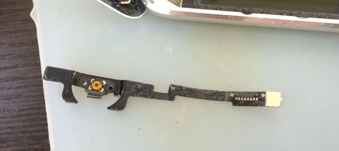 ◆高砂市よりiPad mini ホームボタン陥没修理 -2016 6/28-