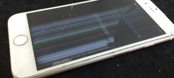 ◆加古郡播磨町よりiPhone6 ガラス割れ＆液晶不良 -2016 6/22-