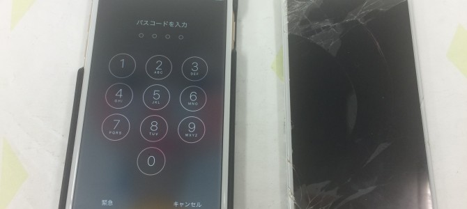 ◆加古川市よりiPhone6 ガラス割れ＆タッチパネル修理 -2016 7/3-