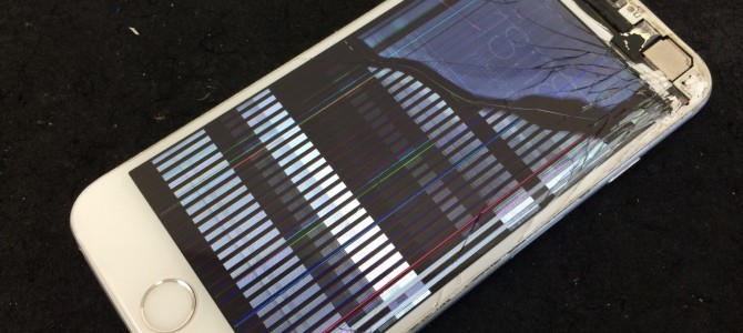 ◆たつの市よりiPhone6 ガラス割れ＆液晶不良修理 -2016 7/15-