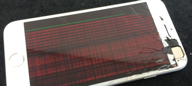 ◆加古川市よりiPhone6 ガラス割れ＆液晶不良 -2016 7/31-