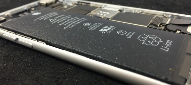 ◆加西市よりiPhone6 バッテリー交換 -2016 7/21-