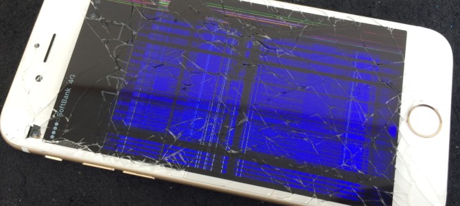 ◆加古川市よりiPhone6 ガラス割れ＆液晶不良 -2016 8/19-