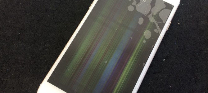 ◆加古川市よりiPhone6 ガラス割れ＆液晶不良 -2016 8/20-