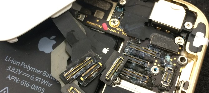 ◆加古川市よりiPhone6 水没修理 -2016 8/25-