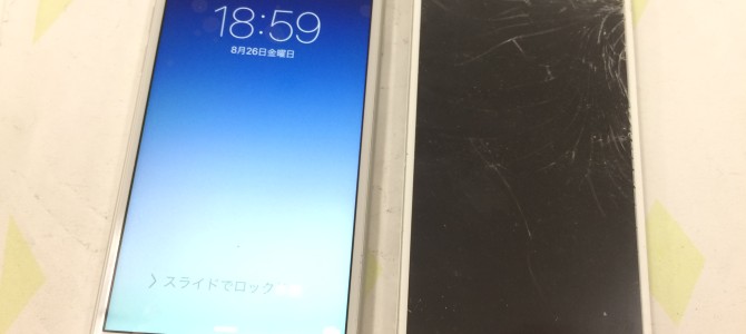 ◆加古川市よりiPhone6s 画面割れ修理 -2016 8/26-
