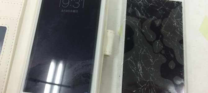 ◆加古川市よりiPhone6 ガラス割れ修理 -2016 8/3-
