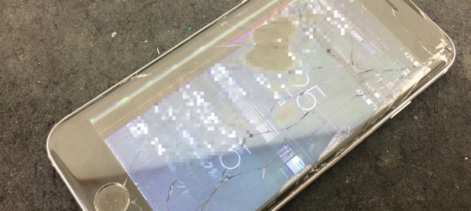 ◆加古川市よりiPhone6s 画面割れ＆液晶不良修理 -2016 8/9-