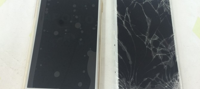 ◆加古川市よりiPhone6 ガラス割れ＆液晶不良 -2016 8/11-