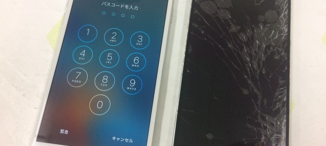 ◆加古郡播磨町よりiPhone6 ガラス割れ -2016 9/18-