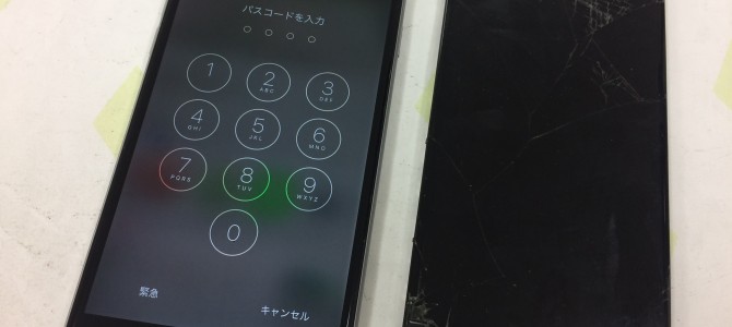 ◆加古川市よりiPhone6 ガラス割れ -2016 10/2-