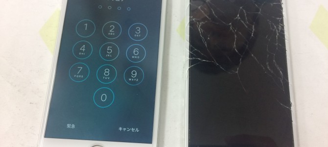 ◆姫路市よりiPhone6 ガラス割れ -2016 10/5-