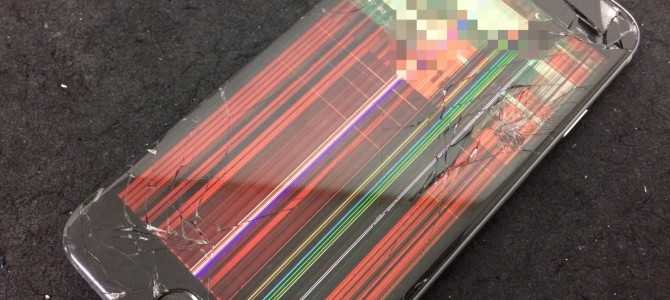 ◆加古川市よりiPhone6 ガラス割れ＆液晶不良 -2016 11/24-